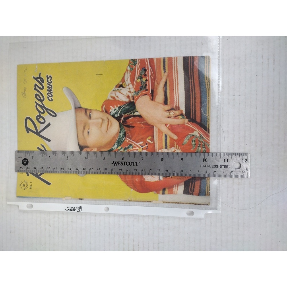 1948 ROY ROGERS COMICS #1 ISSUE GOLDEN AGE WESTERN COWBOY DELL *COVER ONLY* - Picture 7 of 7